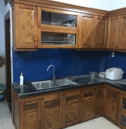 tủ bếp gỗ cao cấp Hóc môn