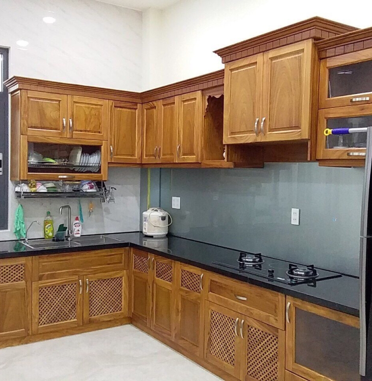 tủ bếp gỗ cao cấp Hcm